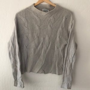 Margaret O’Leary mock neck cashmere sweater